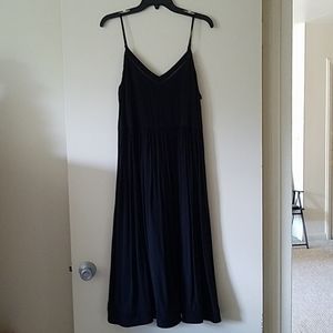 Long black maxi dress